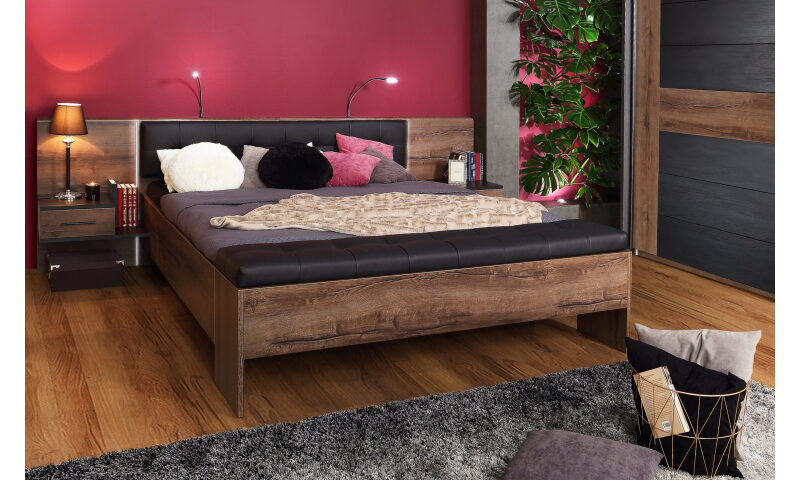 BAFŁ-02 BASIA stelaż łóżka + szafki nocne - obrazek 3