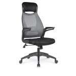 SOLARIS FOTEL PRACOWNICZY CZARNO-POPIELATY fho-109