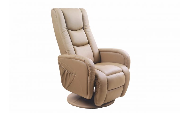 PULSAR RECLINER Z FUNKCJĄ MASAŻU BEŻOWY mhw-119