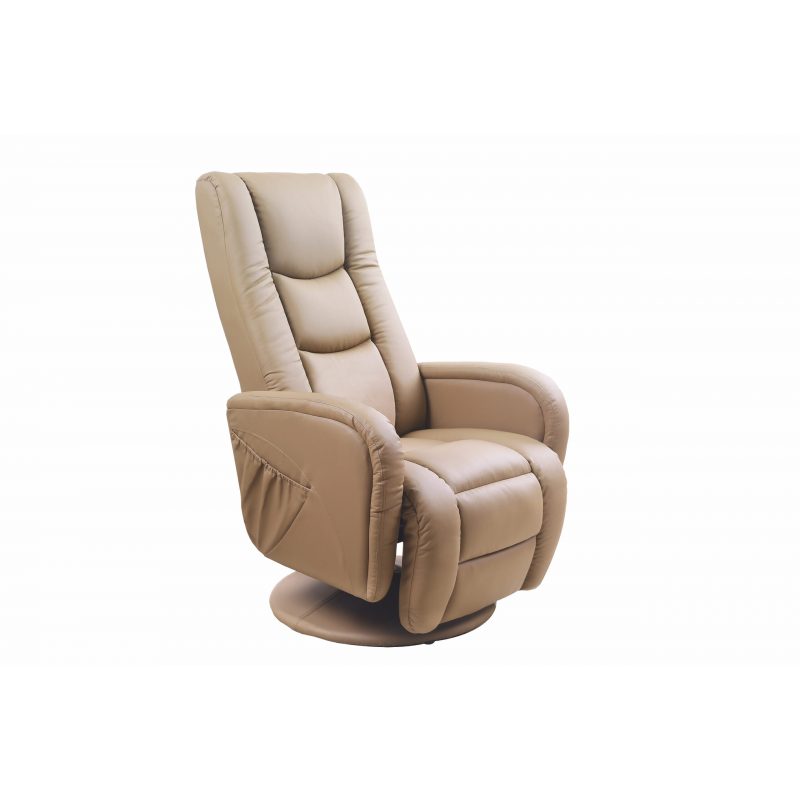 PULSAR RECLINER Z FUNKCJĄ MASAŻU BEŻOWY mhw-119