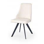 K206 KRZESŁO BIAŁO / CZARNY khm-019