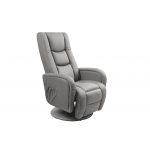 PULSAR RECLINER Z FUNKCJĄ MASAŻU POPIELATY mhw-119