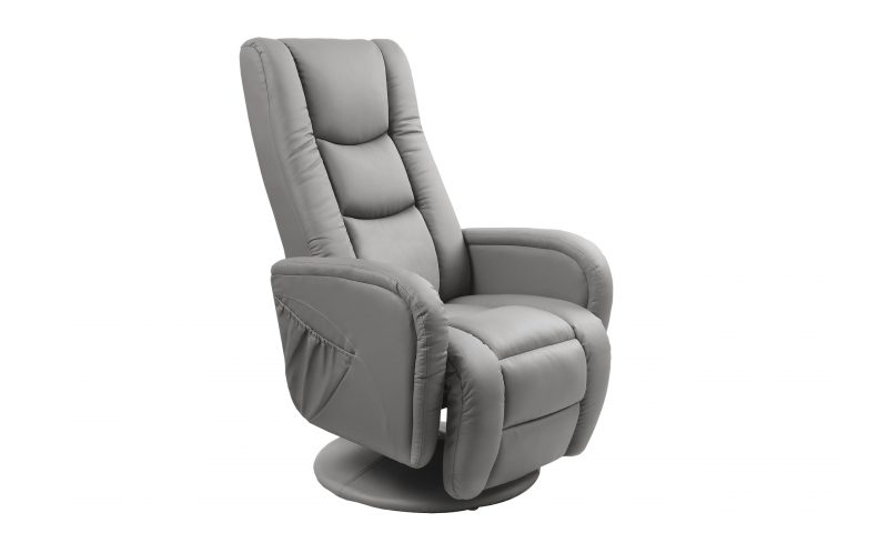 PULSAR RECLINER Z FUNKCJĄ MASAŻU POPIELATY mhw-119