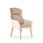 PURIO FOTEL WYPOCZYNKOWY BEŻOWY / BRĄZOWY mhw-121