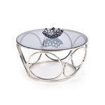 venus ława stelaż srebrny szkło dymione łha-165