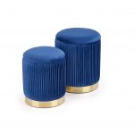 MONTY ZESTAW 2 PUF, GRANATOWY mhw-106