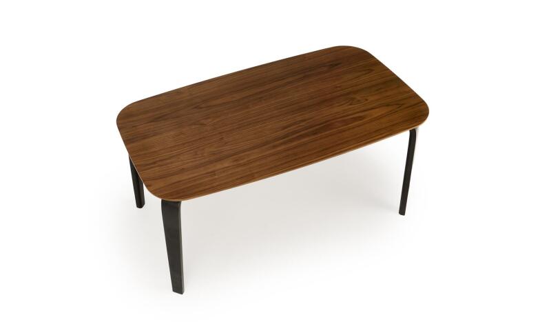ŁHA-055 stół, blat - orzechowy, noga - czarny - obrazek 3