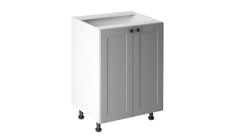 Szafka kuchenna dolna Linea White D60 ligd-60-2 szary