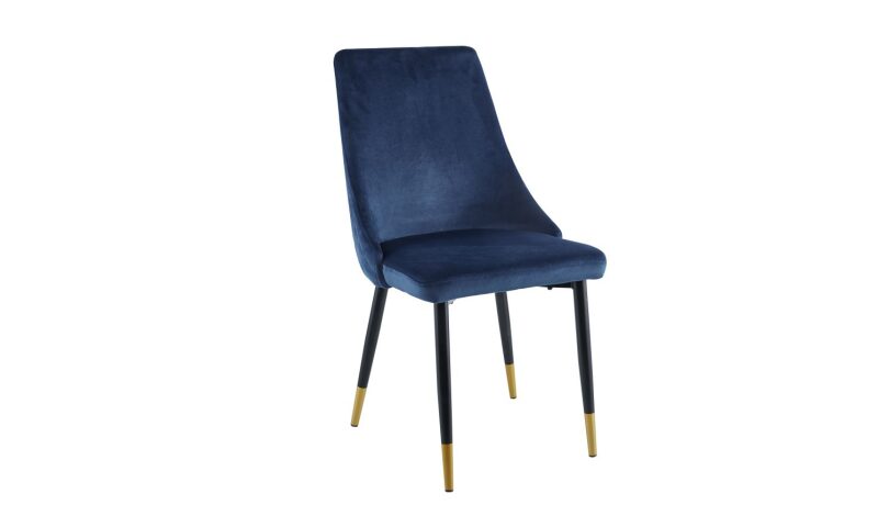 GRS-031 Krzesło velvet (niebieskie)