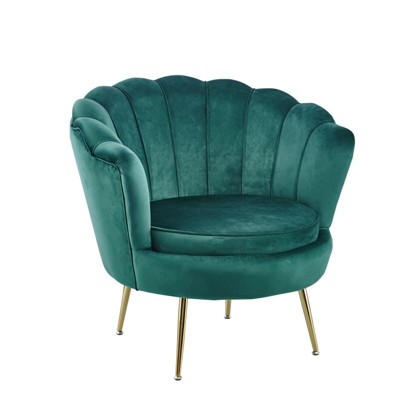 LC-032-1 Fotel velvet (zielony) ffl-005