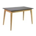 LOCO Stół rozkładany (antracyt:dąb) 160 (205)x80