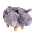 Pufa Pufa krolik szary furnitex