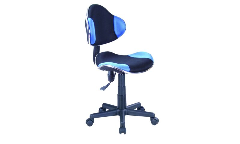 QZY-G2B Krzesło obrotowe (niebiesko/czarne)