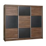 Szafa CORDOBA dąb sterling/brązowy beton sss-025