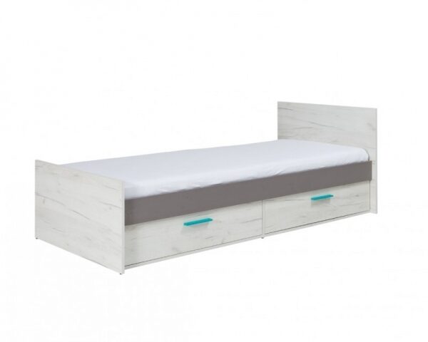 Łóżko REST R05 R05 ŁÓŻKO Z SZUFLADAMI NA MATERAC 80cm ruxł-05