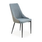 K448 KRZESŁO JASNY POPIELATY/NIEBIESKI khm-133