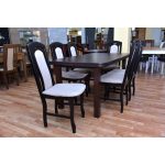 Zestaw stół 04 + 6 krzeseł ŁUK