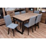 Zestaw stół LOFT VZ + 6 krzeseł HUGO-2