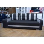 kanapa w kolorze grafitowym z pufami msc meble swarzędz