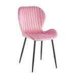 K1-FX Krzesło velvet (różowe) kfo-021