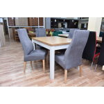 Zestaw stołowy stół PIOTREK + 4 krzesła LEFKADA