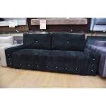 kanapa castel w kolorze czarnym z cekinami w msc meble swarzędz