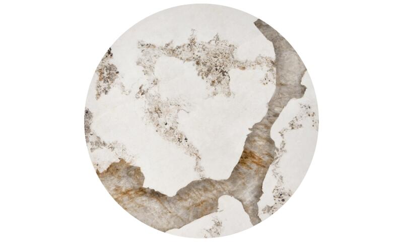 MHW-139 zestaw 2 ław, beżowy marmur / biały - obrazek 3