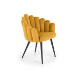K410 KRZESŁO MUSZTARDOWY VELVET khm-106