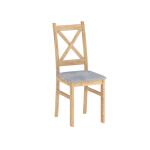 CARLO Krzesło dąb złoty craft siedzisko szare Forever 65