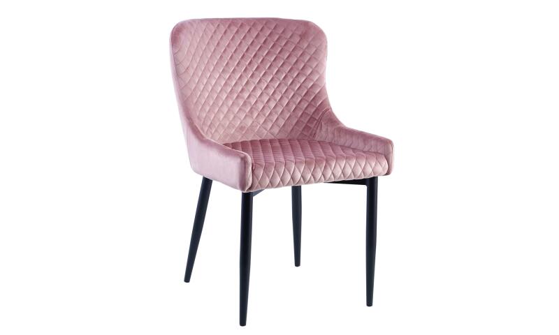 MC-15 Krzesło velvet (różowe) kfo-032
