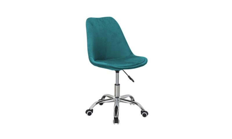 QZY-402CV Krzesło obrotowe velvet (zielone) ffb-036