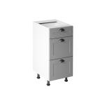 Szafka kuchenna dolna Linea Grey D40S3 ligd-40s3 szary