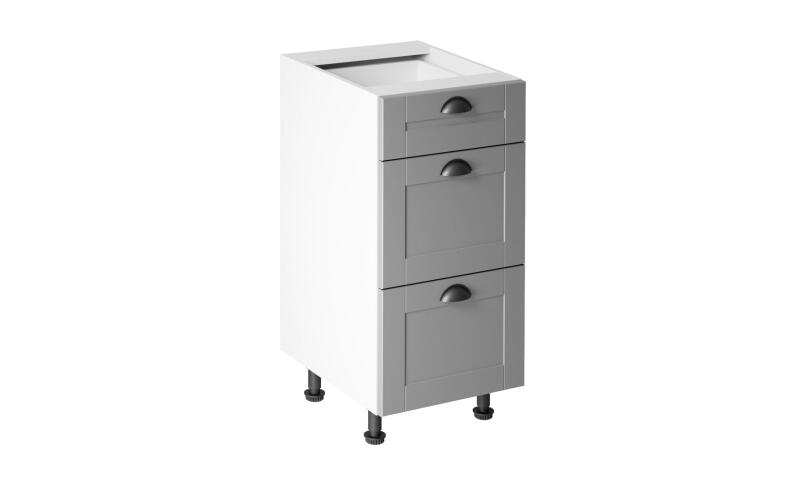 Szafka kuchenna dolna Linea Grey D40S3 ligd-40s3 szary