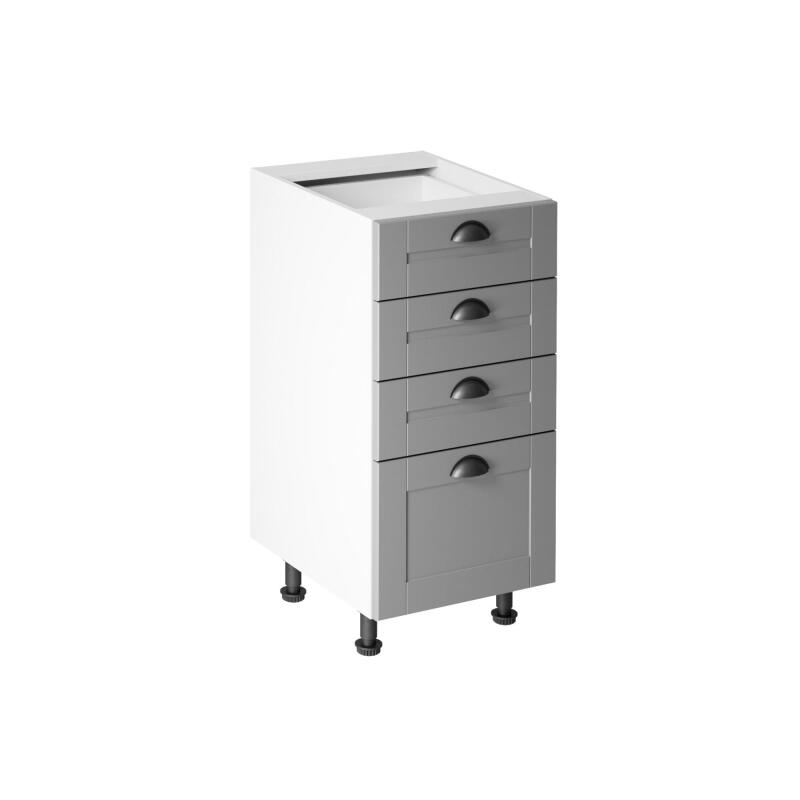 Szafka kuchenna dolna Linea Grey D40S4 ligd-40s4 szary