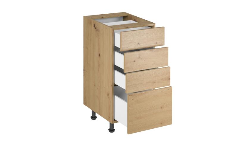 LEGD-40S4 LEIA szafka dolna dąb artisan - obrazek 3