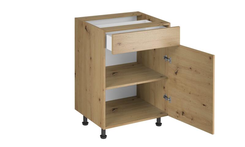 LEGD-60S1 LEIA szafka dolna dąb artisan - obrazek 3