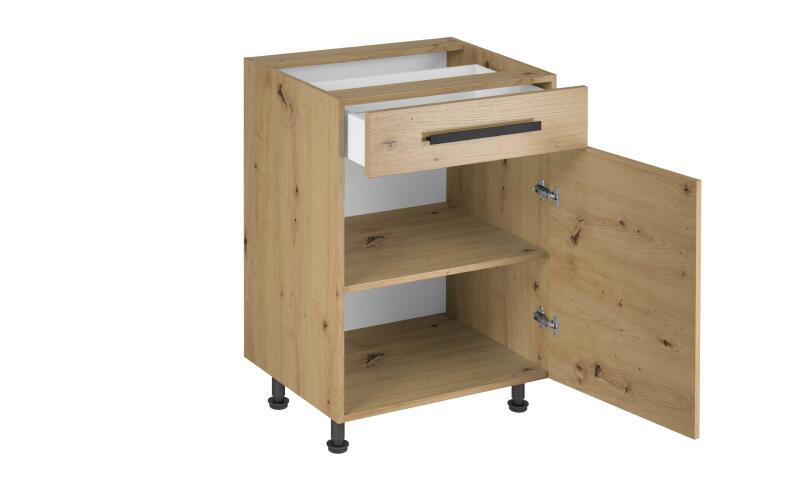 LEGD-60S1 LEIA szafka dolna dąb artisan - obrazek 4