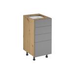 Szafka kuchenna Langen dolna D40S4 legd-40s4 beige