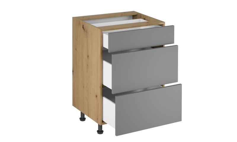 LEGD-60S3 LEIA szafka dolna beige - obrazek 3