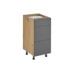 Szafka kuchenna Langen dolna D40S3 legd-40s3 grey