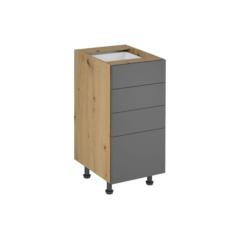 Szafka kuchenna Langen dolna D40S4 legd-40s4 grey
