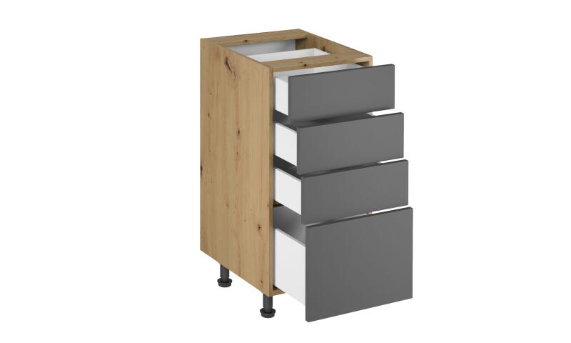 LEGD-40S4 LEIA szafka dolna grey - obrazek 3
