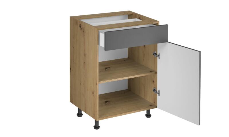LEGD-60S1 LEIA szafka dolna grey - obrazek 3