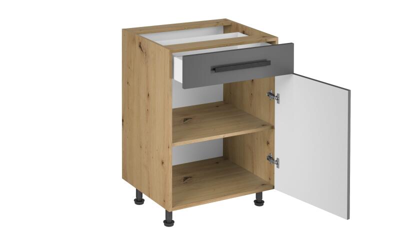 LEGD-60S1 LEIA szafka dolna grey - obrazek 4