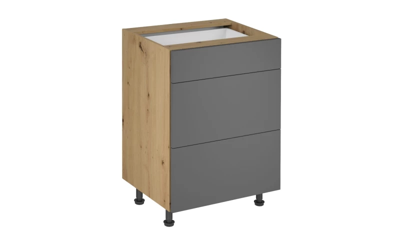 Szafka kuchenna Langen dolna D60S3 legd-60s3 grey