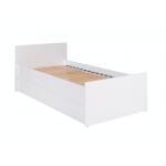 C15 - ŁÓŻKO Z RAMĄ DREWNIANĄ NA MATERAC 90cm cyxł-15 biały