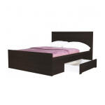 Łóżko dwuosobowe z szufladami FINEZJA F21 frxł-21 czekolada
