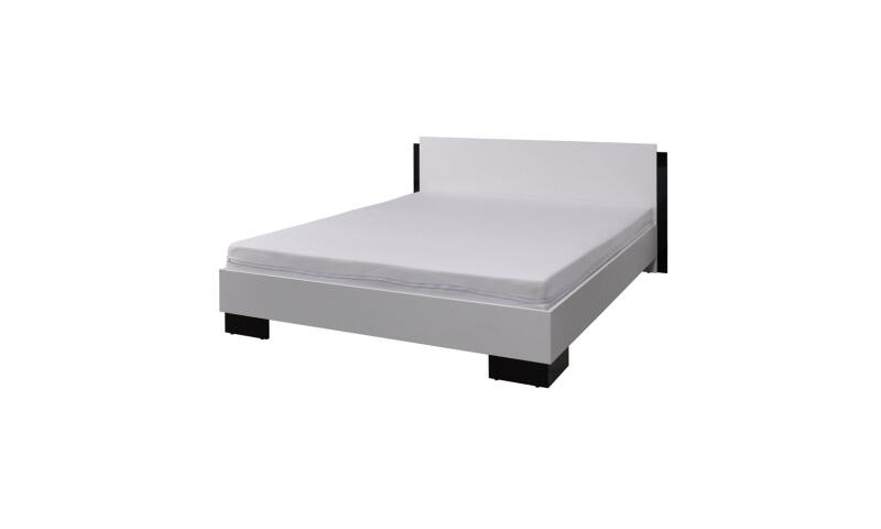 Łóżko dwuosobowe LUX lixł-03 fioletowy biały