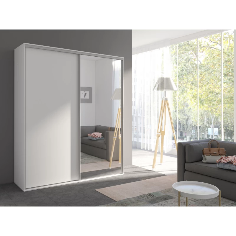 Szafa dwudrzwiowa GRANDE 204 – 2 fronty z lustrem grxs-03