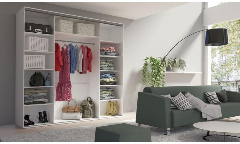 GRXS-07 GRECJA szafa z lustrami dąb sonoma czekolada - obrazek 3